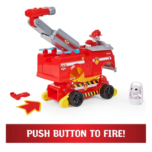 Paw Patrol Marshall Rise and Rescue Transforming Toy Car with Action Figure - Picture 5 of 6